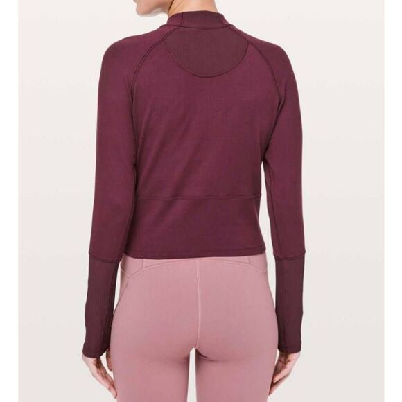 LULULEMON ATHLETICA Its Rulu Long Sleeve 'Dark Adobe' Size 6 - Picture 4 of 8